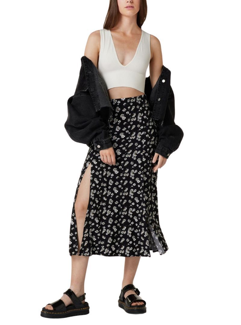 FLORAL DETAILED MIDI SKIRT sold by FBO