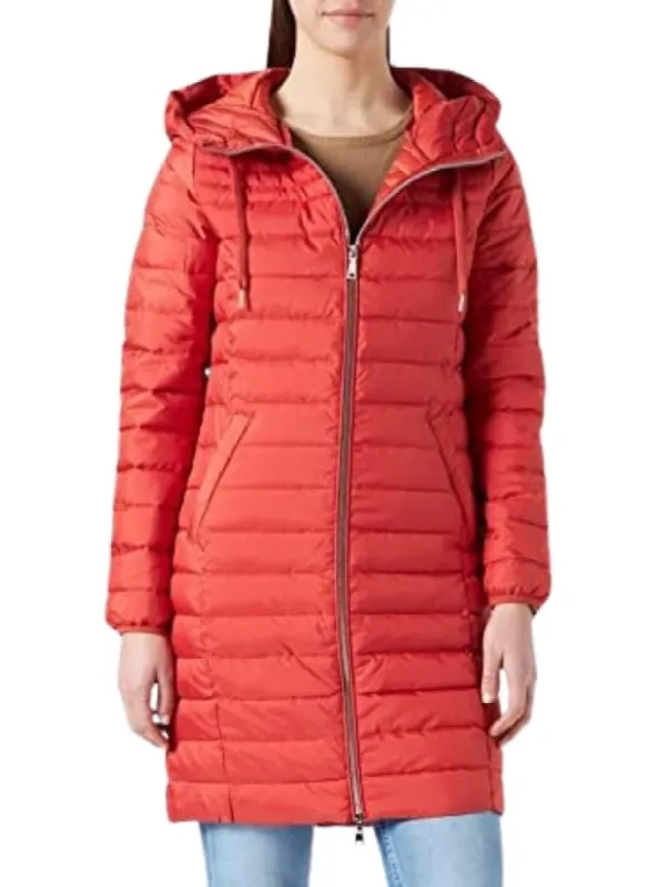 LONG HOODED PUFFER JACKET sold by FBO