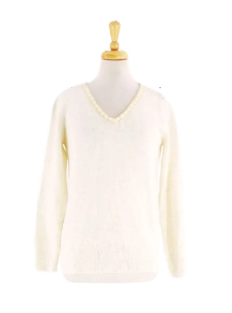 DETAILED KNITTED TOP sold by FBO