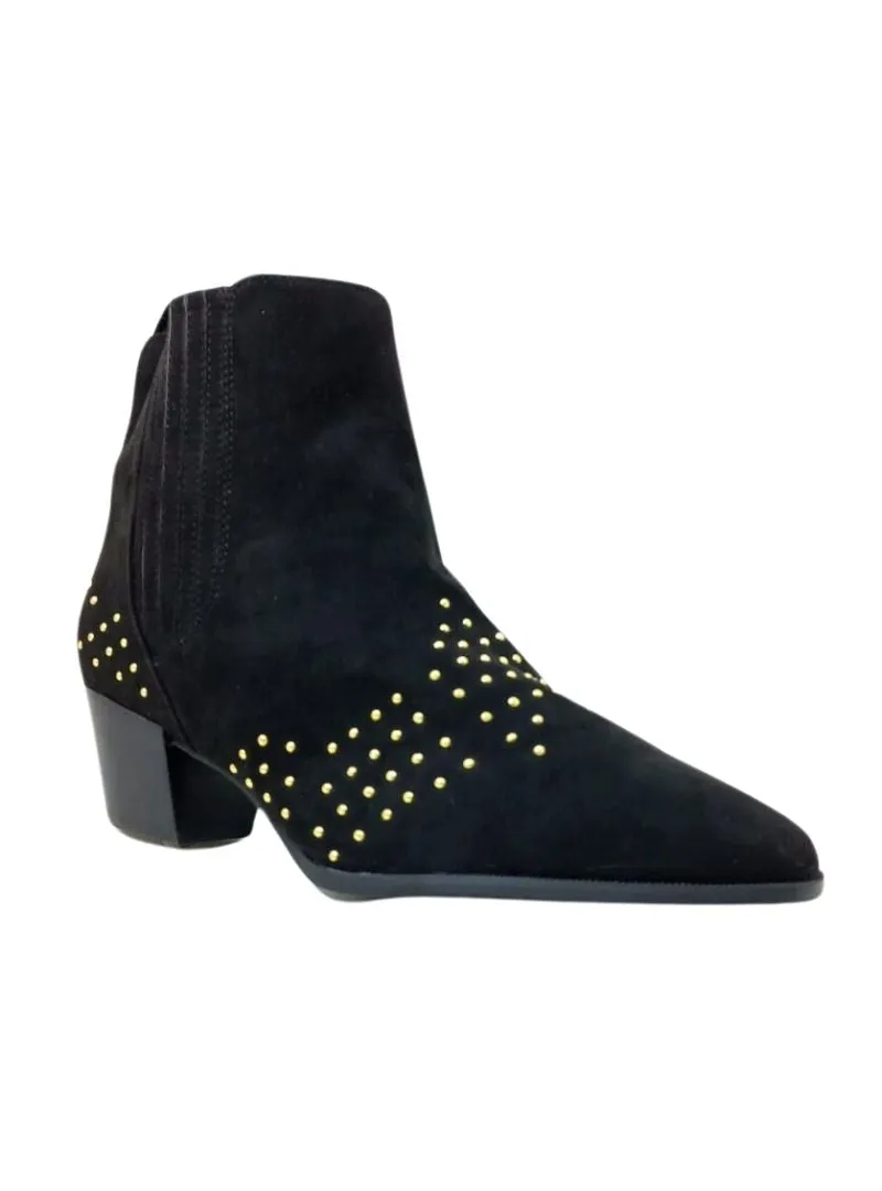STUDDED BLOCK HEEL BOOTS sold by FBO product image thumbnail 2