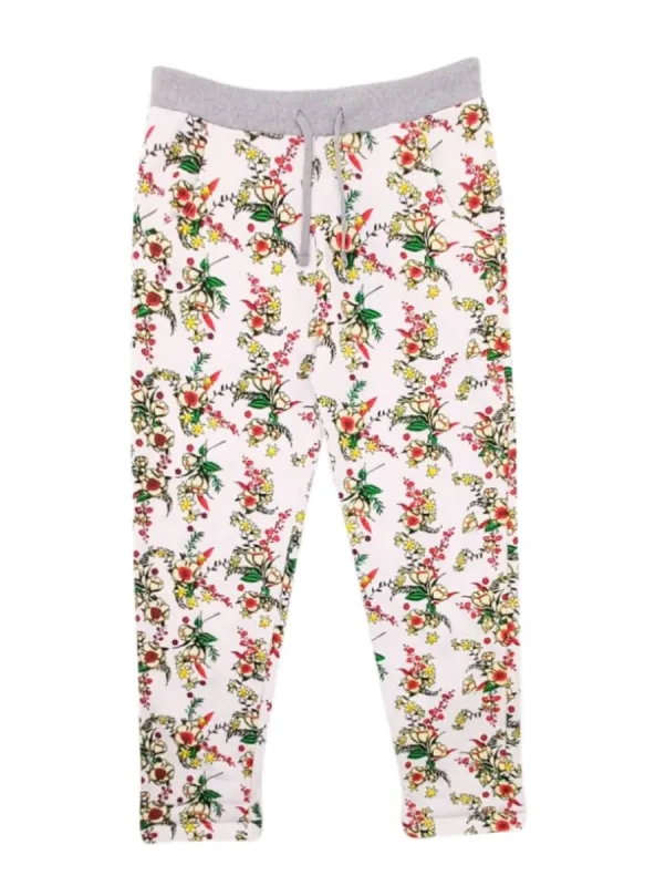 FLORAL PRINT CROPPED PANTS sold by FBO