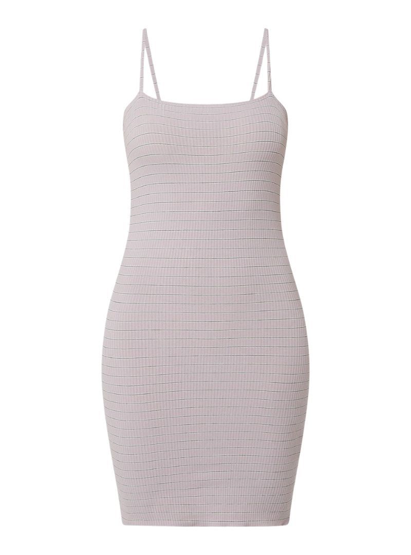 STRIPED RIBBED FITTED DRESS sold by FBO product image thumbnail 5