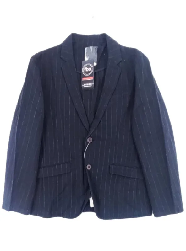 DETAILED BUTTONED STRIPPED BLAZER sold by FBO