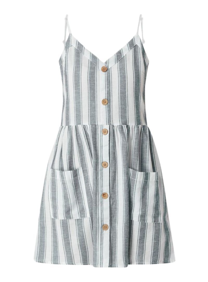 STRIPED POCKET DRESS sold by FBO product image thumbnail 5