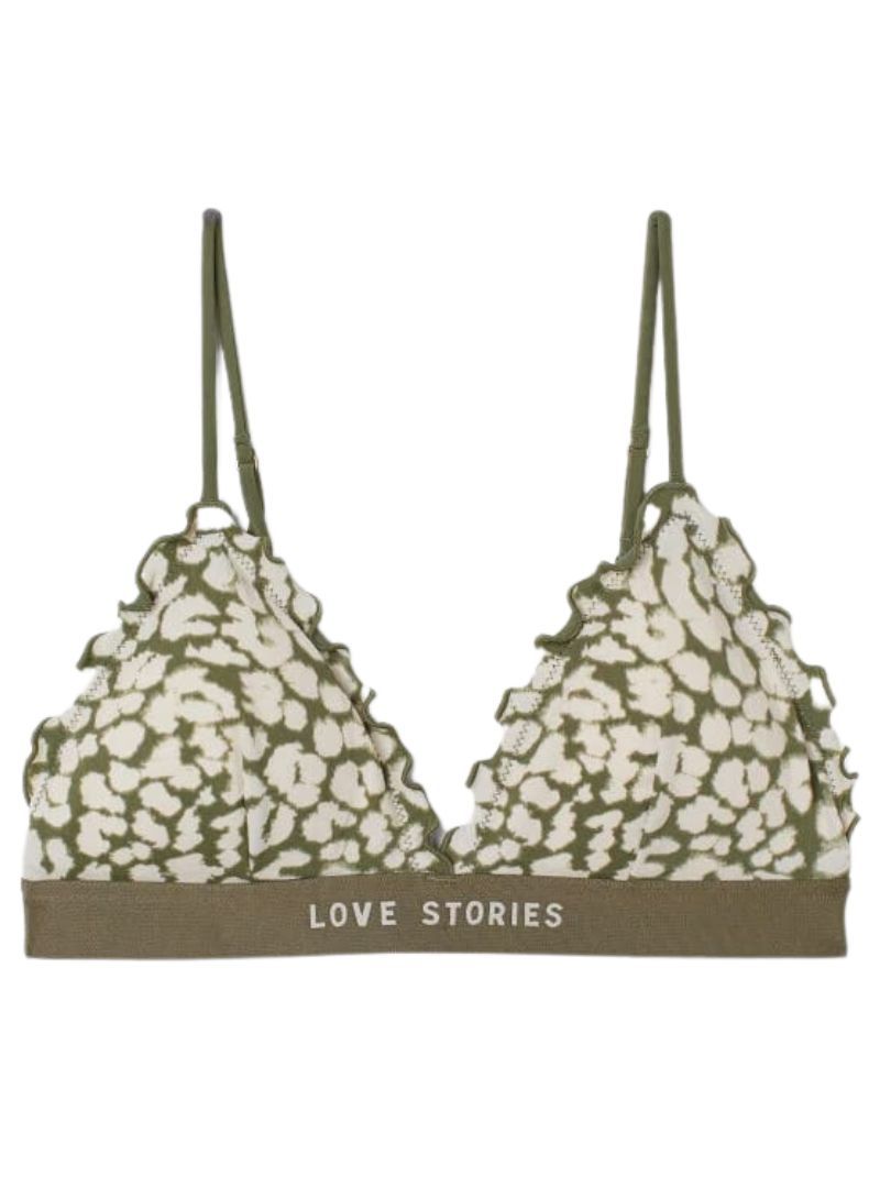 LOVE STORIES STATEMENT BIKINI TOP sold by FBO