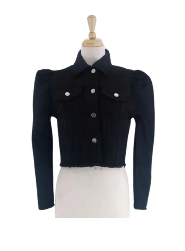 CROPPED DENIM JACKET sold by FBO