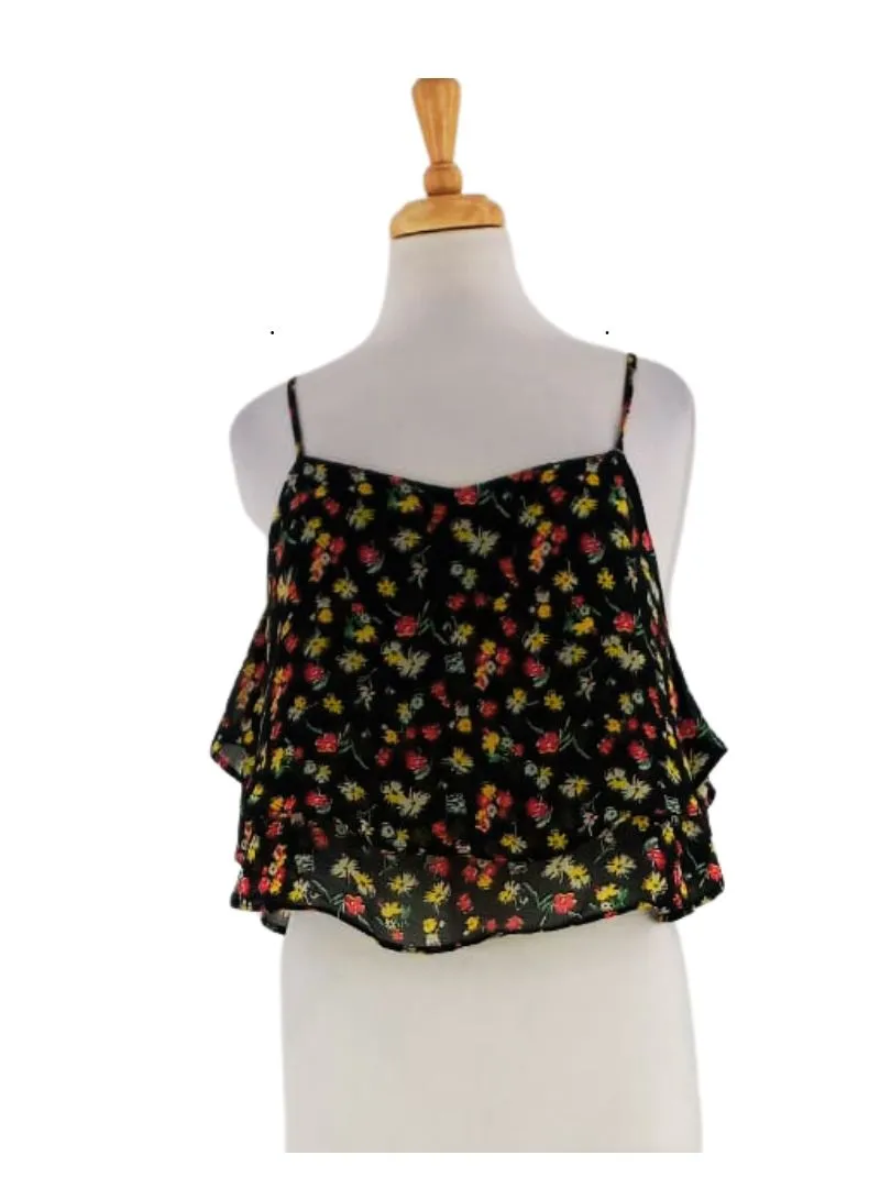 FLORAL CROP TOP sold by FBO