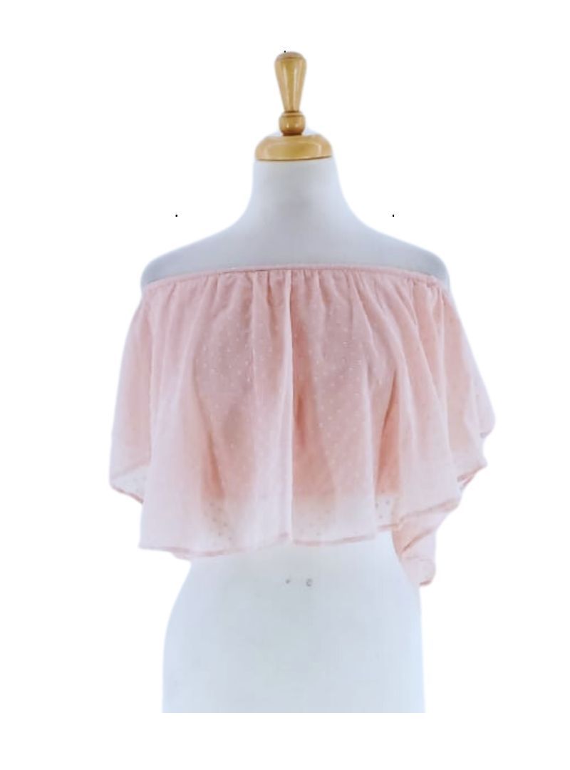 OFF SHOULDER CROP TOP sold by FBO