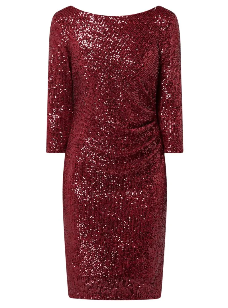 RUCHED FITTED SEQUIN DRESS sold by FBO product image thumbnail 3