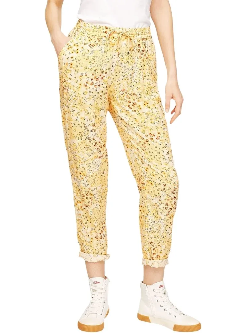 FLORAL PRINT CASUAL PANT sold by FBO