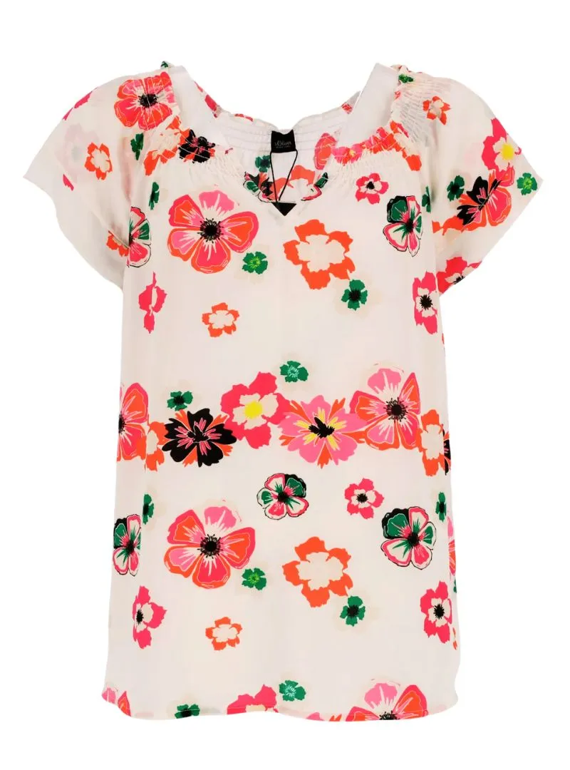 FLORAL PRINT TOP sold by FBO