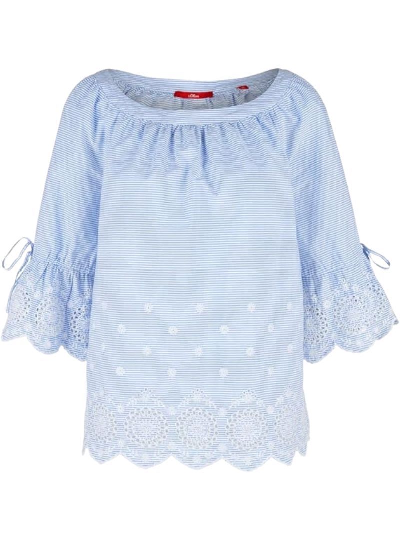 STRIPED FLARE SLEEVE BLOUSE sold by FBO product image thumbnail 3