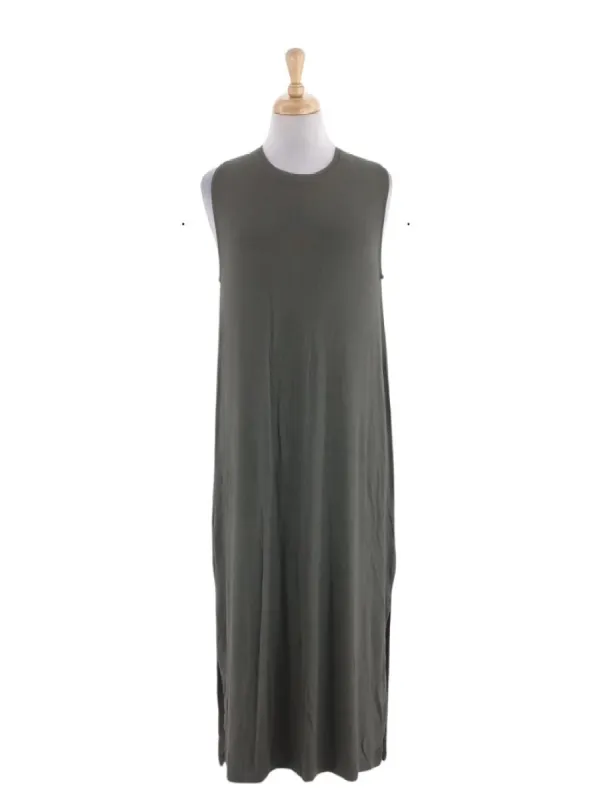 RIBBED SLEEVELESS DRESS sold by FBO