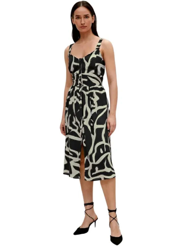 DETAILED PATTERNED DRESS sold by FBO