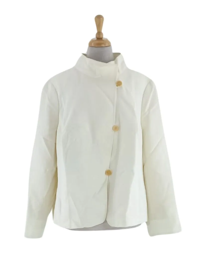 ROUND NECK BUTTONED JACKET sold by FBO