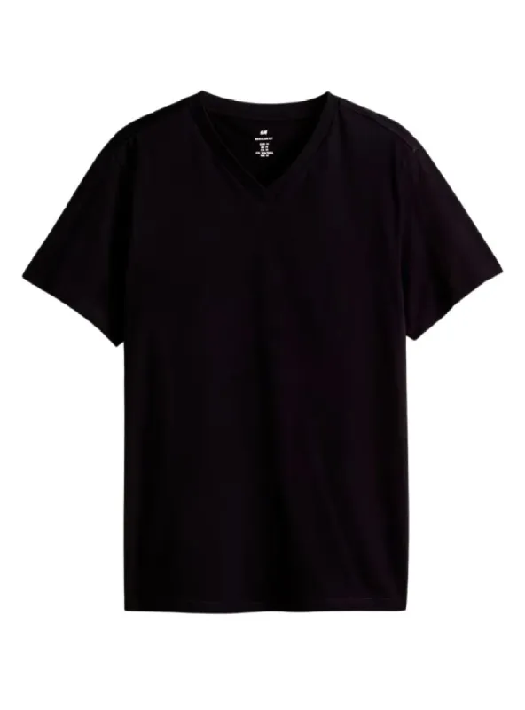 V NECK PLAIN T-SHIRT sold by FBO