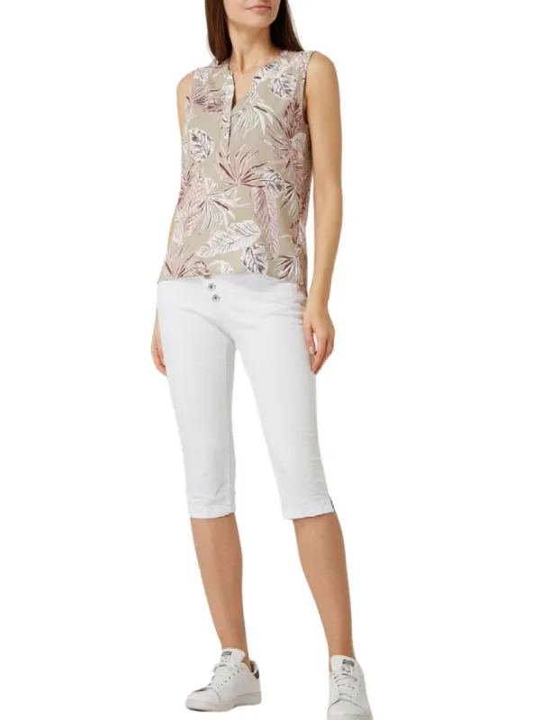 DETAILED SLEEVELESS BLOUSE sold by FBO