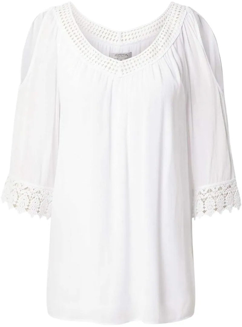 DETAILED COLD SHOULDER BLOUSE sold by FBO