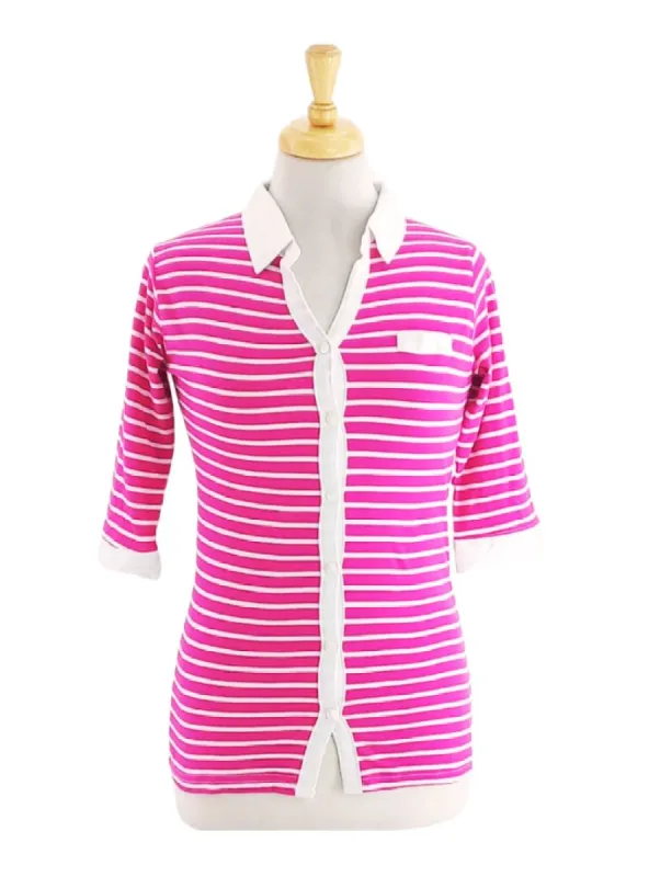 STRIPED SLEEVE TOP sold by FBO