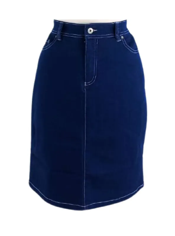 DENIM SKIRT sold by FBO
