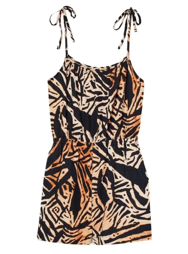 ANIMAL PRINT JUMPSUIT sold by FBO
