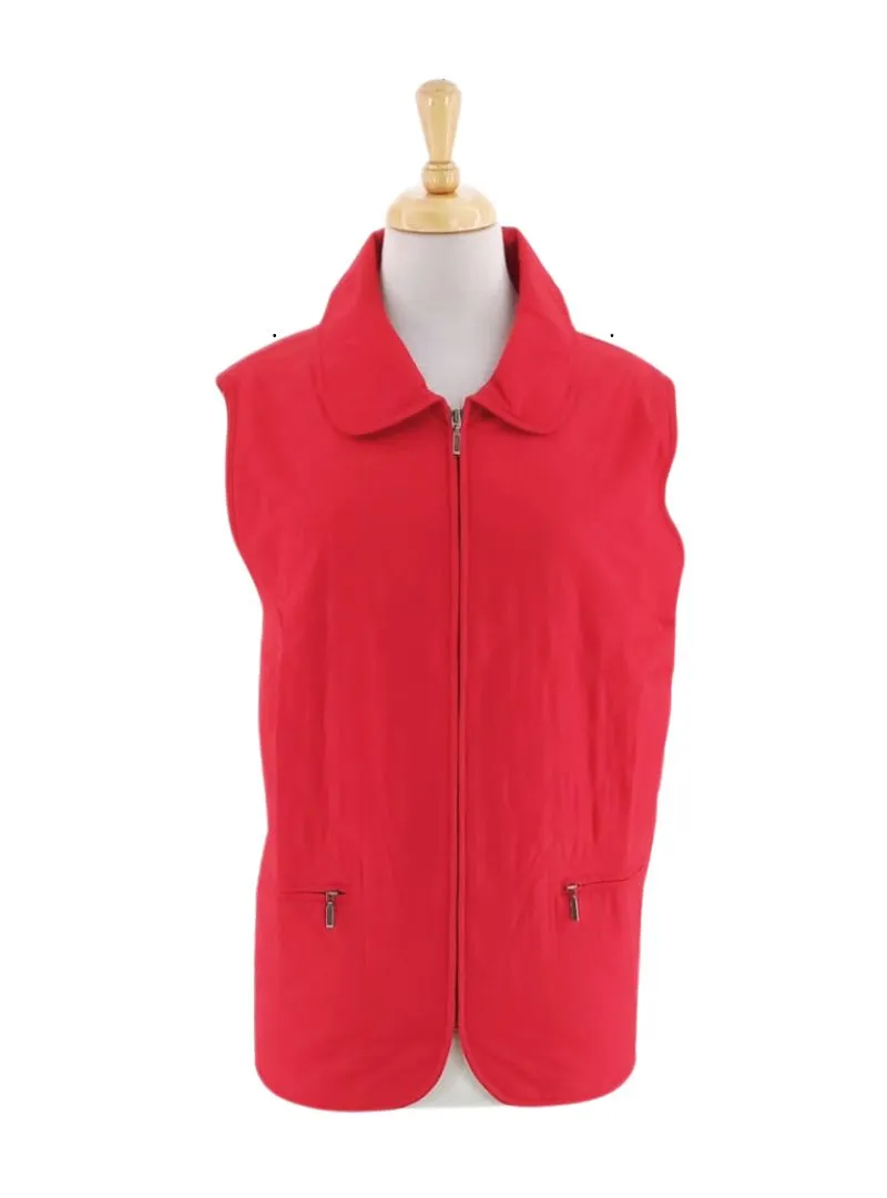ZIP UP SLEEVELESS JACKET sold by FBO