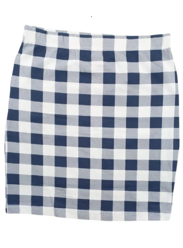 BASIC CHECK SKIRT sold by FBO