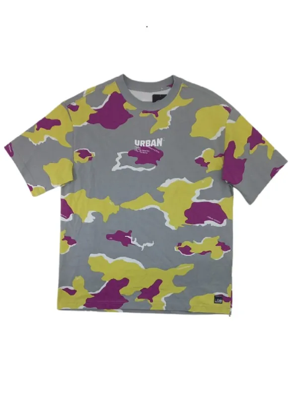 PRINT DETAIL CAMOUFLAGE T-SHIRT sold by FBO
