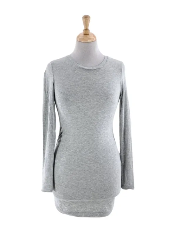LONG SLEEVE RUCHED T-SHIRT sold by FBO