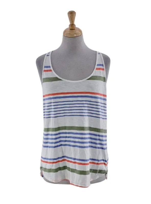 STRIPED KNIT TANK TOP sold by FBO