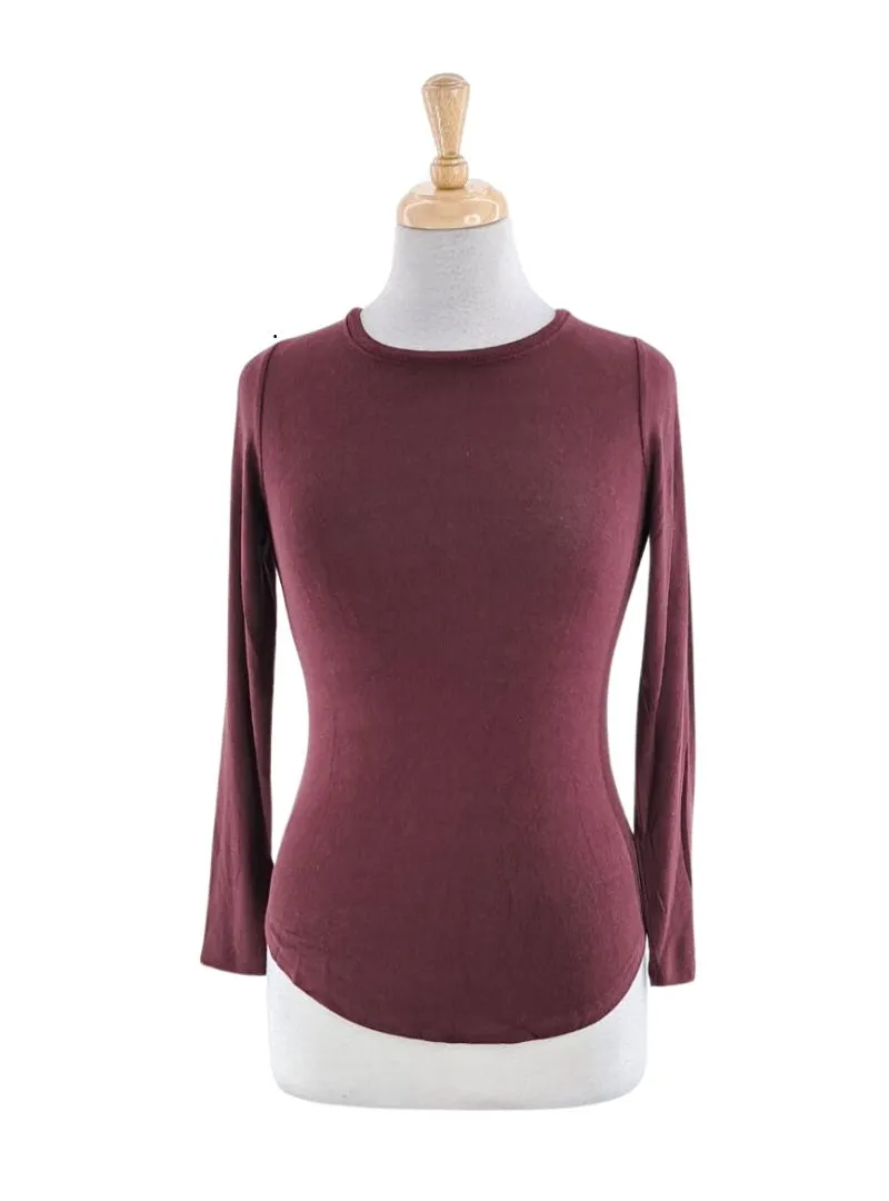 BASIC LONG SLEEVE KNIT TOP sold by FBO
