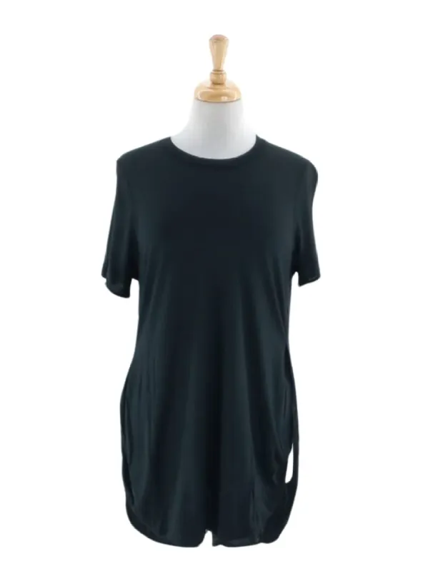 BASIC RELAXED FIT SIDE SLIT TEE sold by FBO