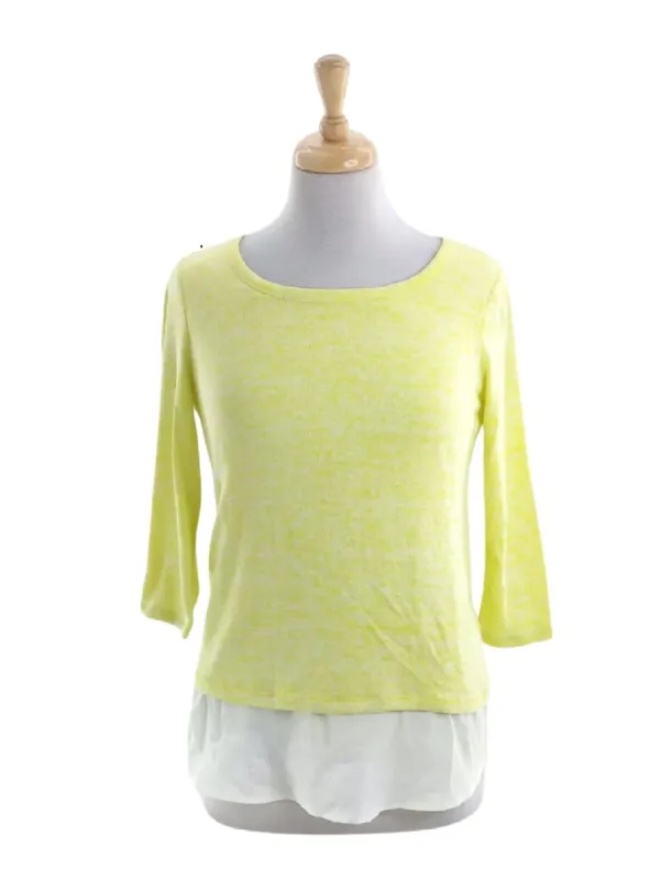 EXPOSED HEM KNIT TOP sold by FBO