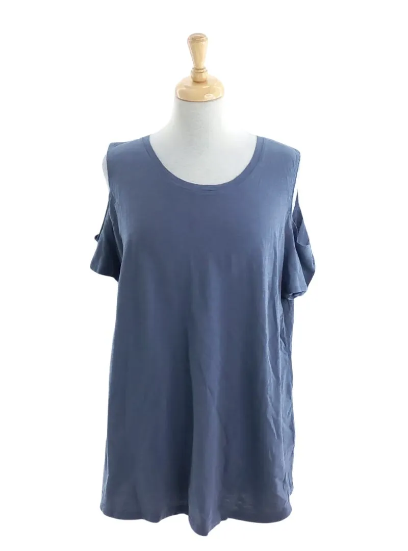 BASIC COLD SHOULDER TEE sold by FBO