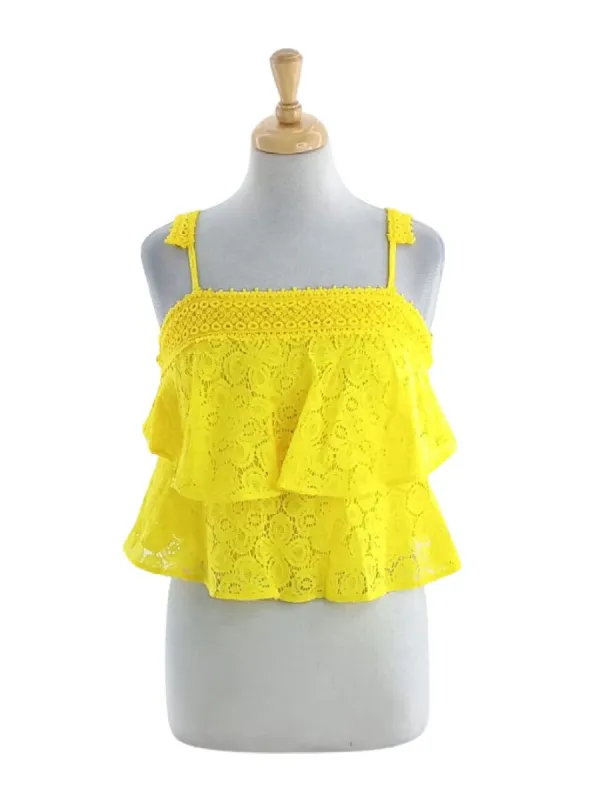 TEXTURED TIERED BLOUSE sold by FBO