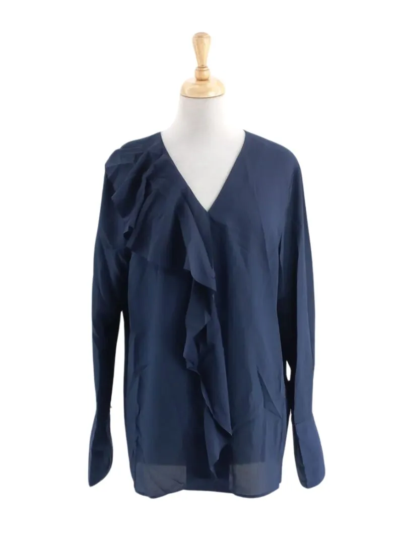 FRILL DETAILED LONG SLEEVE BLOUSE sold by FBO