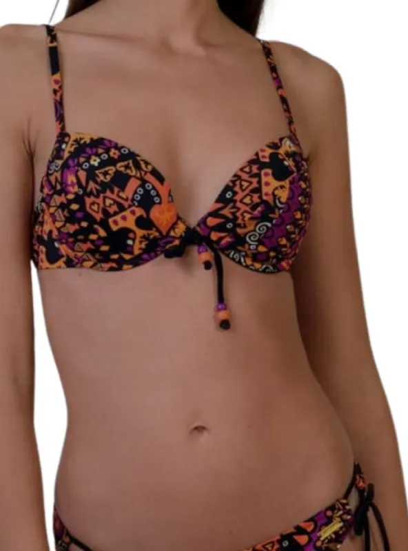 PATTERNED DETAILED BIKINI TOP sold by FBO