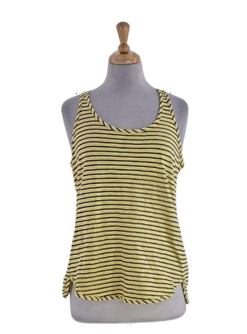 DETAILED STRIPED SLEEVELESS TOP sold by FBO