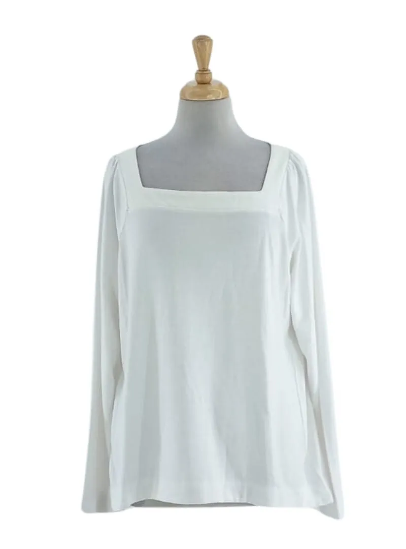 BASIC LONG SLEEVE KNIT TOP sold by FBO