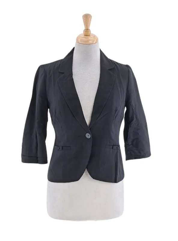 BOW DETAILED CROPPED JACKET sold by FBO