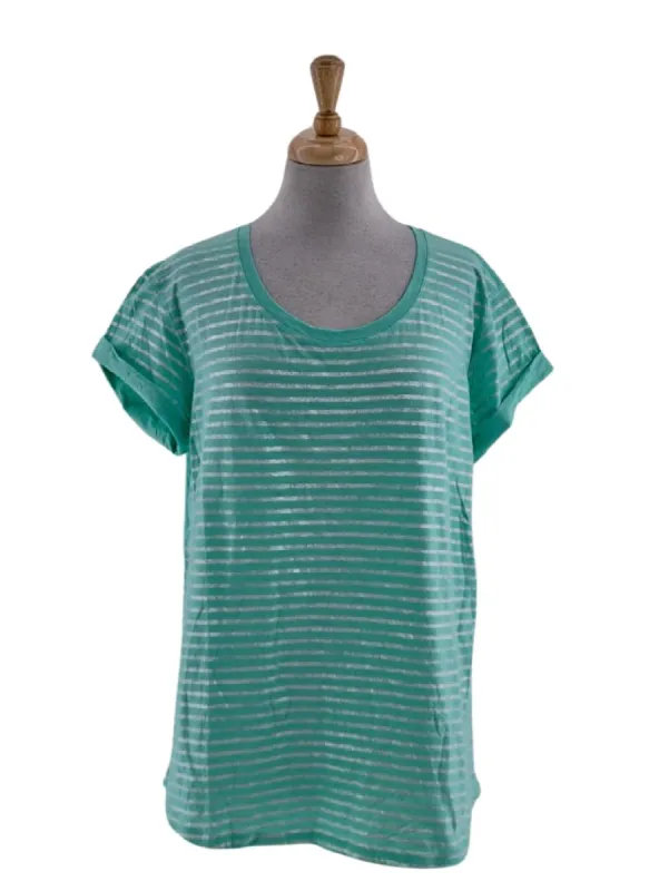 BASIC STRIPED TEE sold by FBO