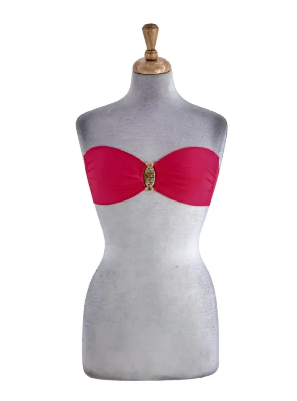 DETAILED STRAPLESS BIKINI TOP sold by FBO
