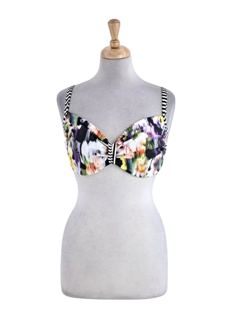 STRIPED DETAILED BIKINI TOP sold by FBO