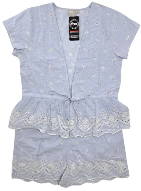 DEEP V-NECK CUT OUT DETAIL PLAYSUIT sold by FBO