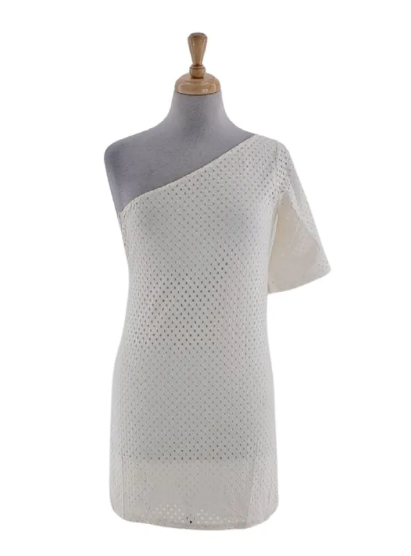 CUT OUT DETAILED ONE SHOULDER DRESS sold by FBO