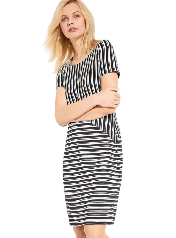 STRIPED PATTERNED DRESS sold by FBO