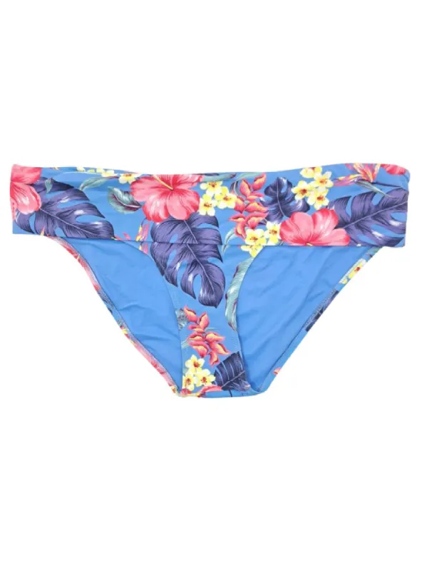 FLORAL FOLD OVER BIKINI BOTTOM sold by FBO