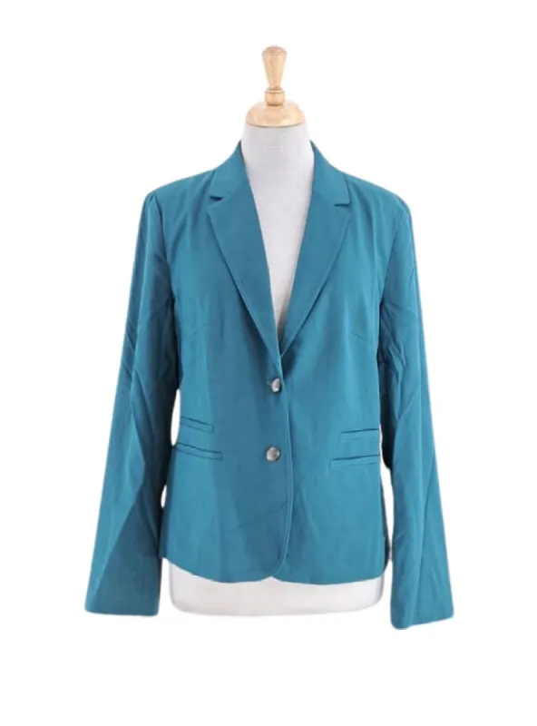 DETAILED BUTTON MOCK POCKET BLAZER sold by FBO