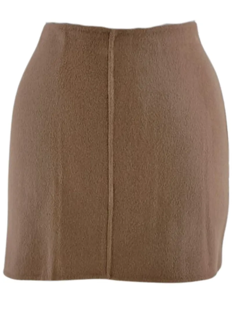 WOOL BLEND MINI SKIRT sold by FBO