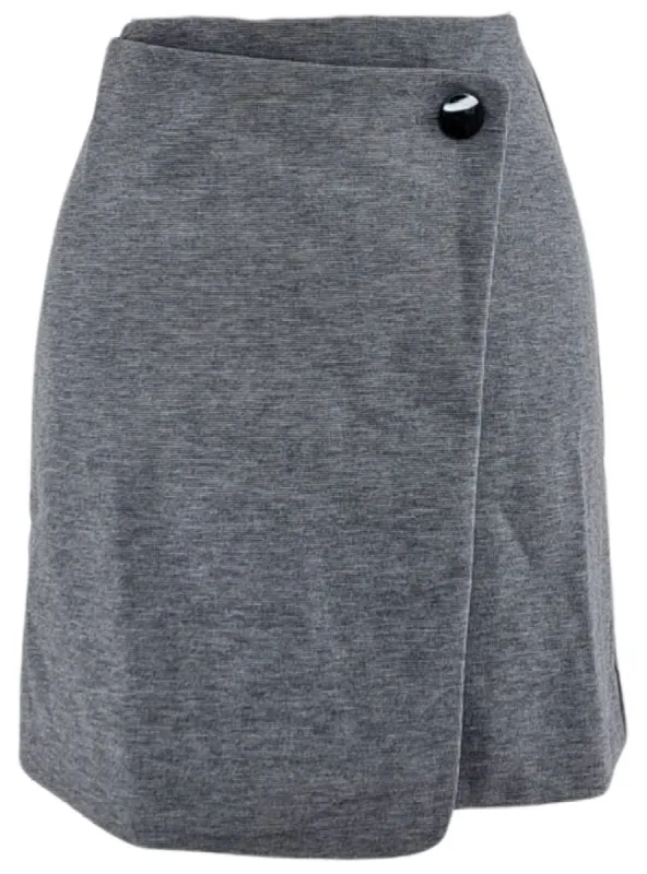 TEXTURED WRAP SKIRT sold by FBO